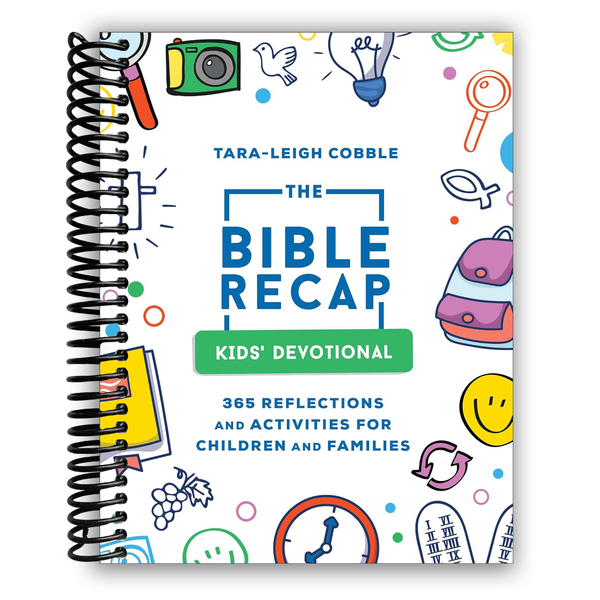 Lay it Flat The Bible Recap Kids' Devotional: 365 Reflections and Activities for Children and Families (Spiral Bound)