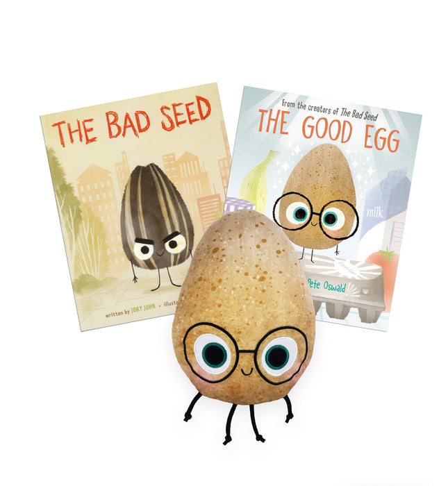 MerryMakers The Good Egg / The Bad Seed Plush Doll & Book