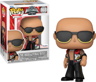 Pop! WWE: Wrestlemania XL - The Rock Final Boss (Limited Edition Exclusive) by Ralphie's Funhouse