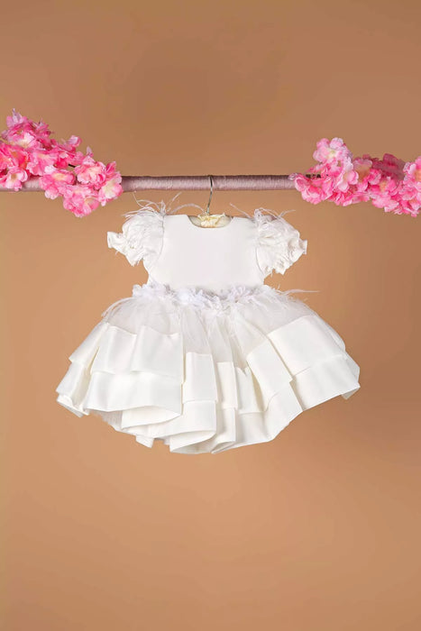 THA Dressing Tina White Baby Dress Set