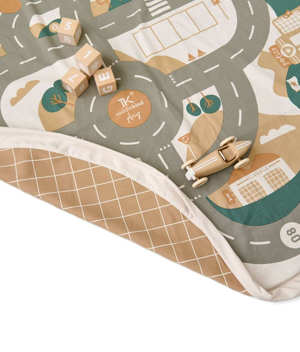 Toddlekind 2-in-1 Playmat + Toy Bag | Desert City