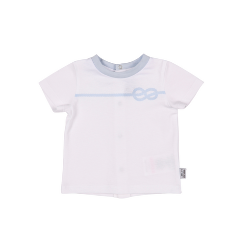 Bebe Sweeny Boys White Organic Cotton T-Shirt