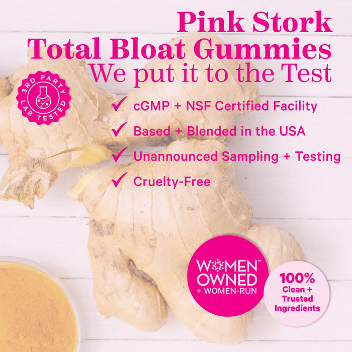 Pink Stork Total Bloat Gummies
