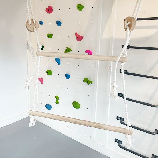 Project Playroom Wooden Double Trapeze