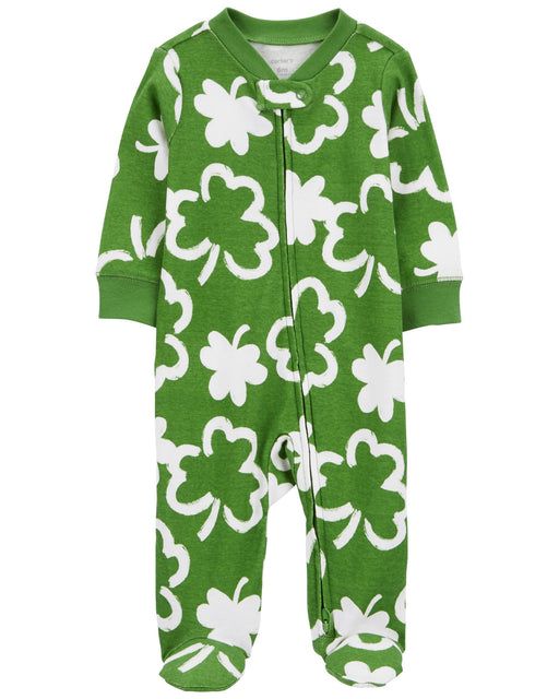 Carter's St. Patrick's Day Green Clover Sleep N Play