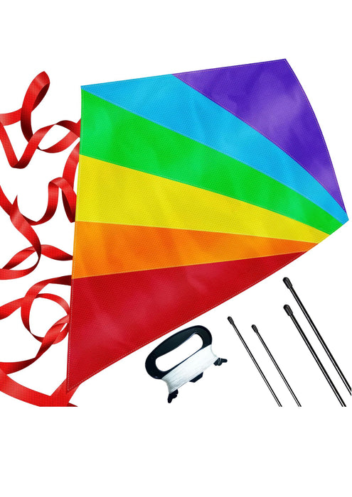 Nothing But Fun Toys Rainbow Diamond Kite