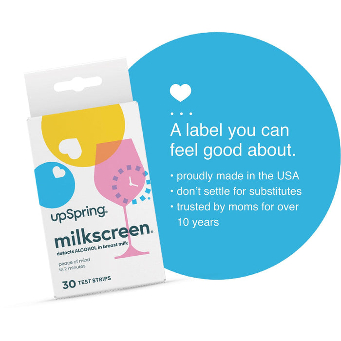 Upspring MilkScreen Breast Milk Test Strips for Alcohol