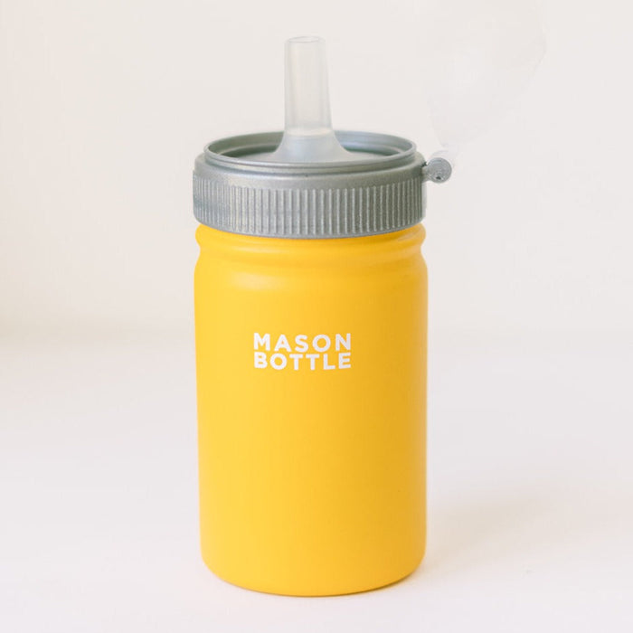 Mason Bottle Stainless Steel Straw Cup, 16oz