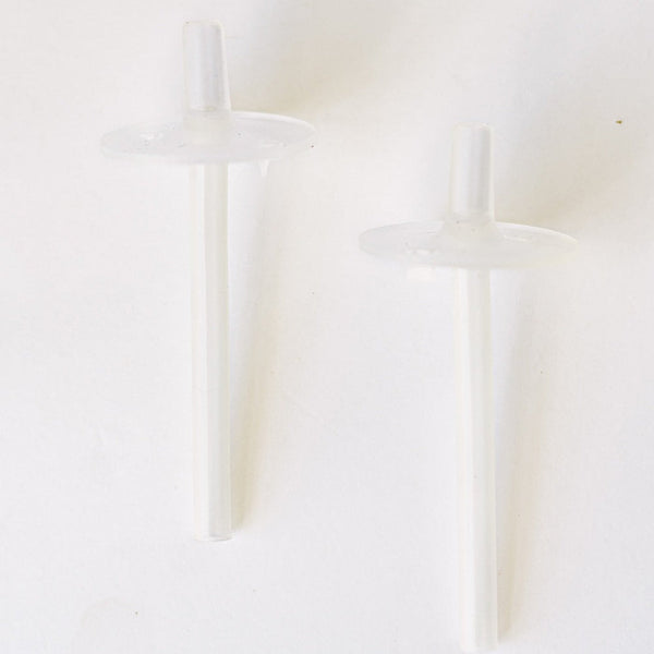 Mason Bottle Silicone Straw Tops, 2 Pack