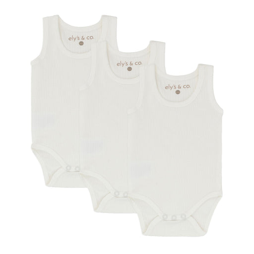 Ely's & Co. 3 Pack Ribbed Undershirts