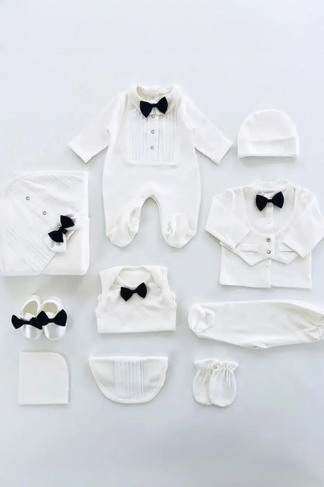 THA Dressing William Newborn White Coming Home Set (10 pcs)