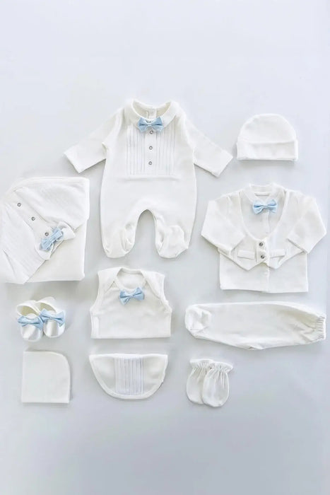 THA Dressing William Newborn White Coming Home Set (10 pcs)