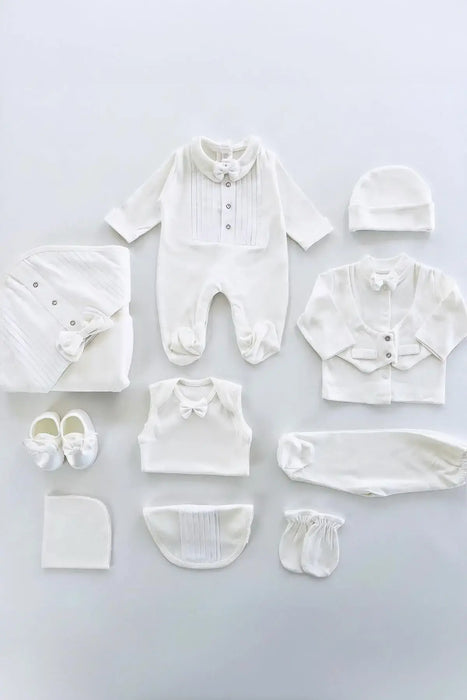THA Dressing William Newborn White Coming Home Set (10 pcs)