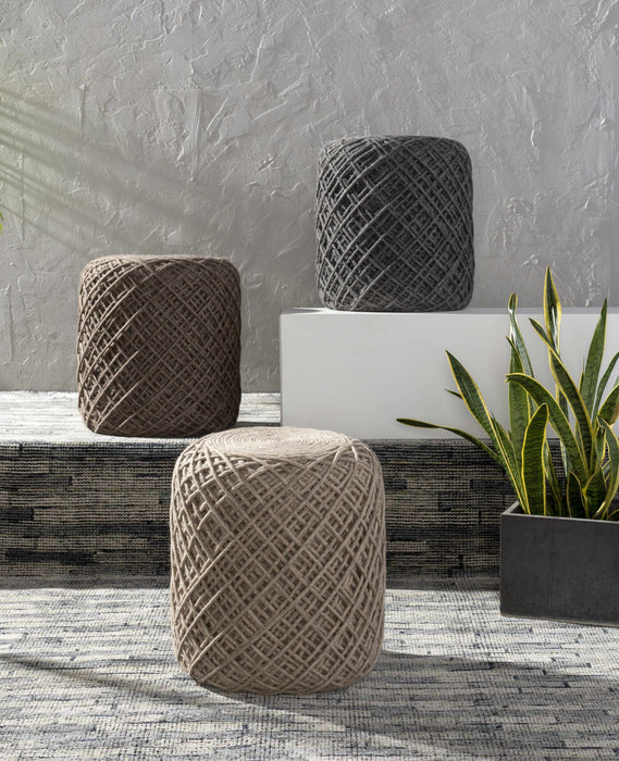 Hauteloom Bellingen Beige Pouf