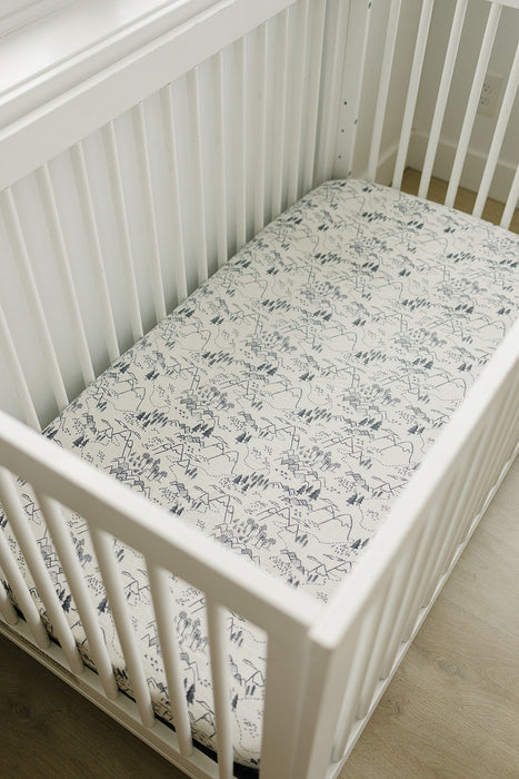 Mebie Baby Summit Muslin Crib Sheet