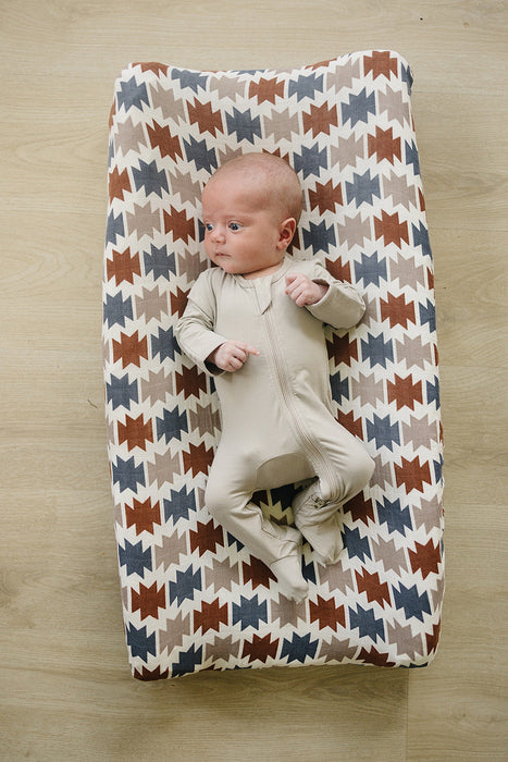 Mebie Baby Western Aztec Muslin Changing Pad Cover