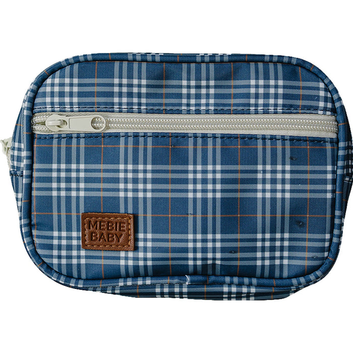 Mebie Baby Navy Plaid Mini Fanny Pack