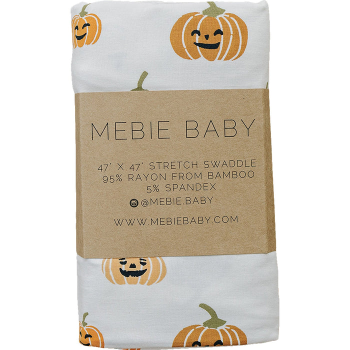 Mebie Baby Pumpkins Bamboo Stretch Swaddle