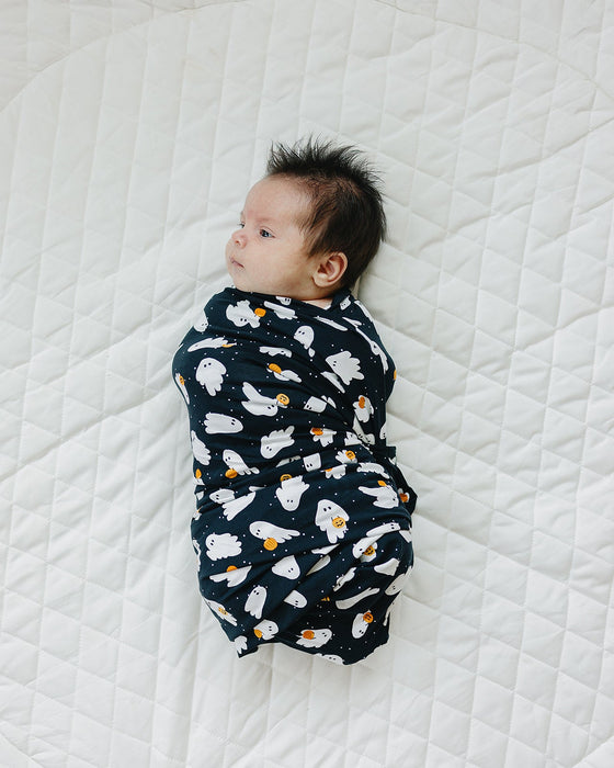 Mebie Baby Ghosts Bamboo Stretch Swaddle