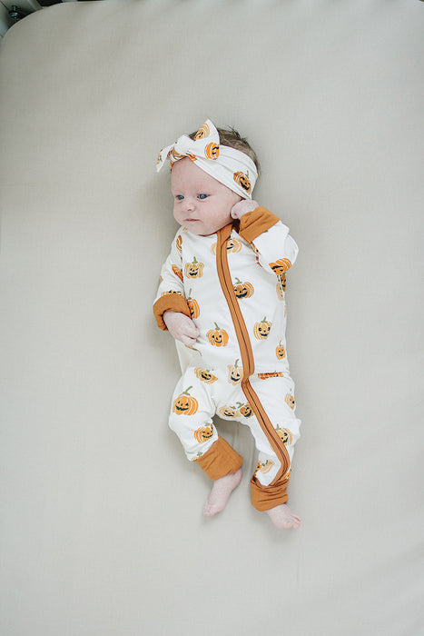 Mebie Baby Pumpkins Bamboo Zipper