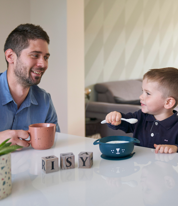 Babymoov Taste ISY 2-Piece Silicone Bowl & Spoon Weaning Set