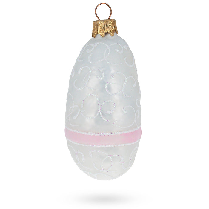 BestPysanky Newborn Baby Girl Glass Christmas Ornament