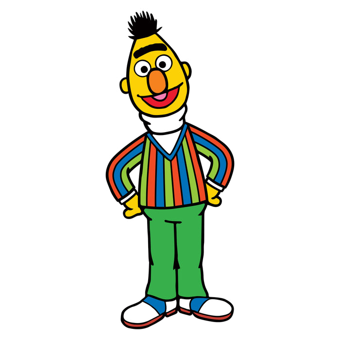 Fathead Bert Window Cling - Officially Licensed Sesame Street Removable Window Static Decal