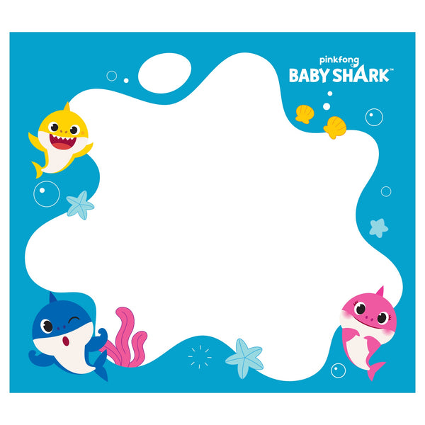 Fathead Baby Shark: Family First Dry Erase - Officially Licensed Nickelodeon Removable Adhesive Decal