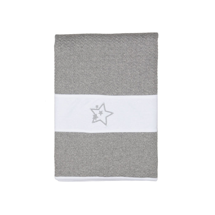 Bebe Sweeny ADEL | Boys Grey Cotton Blanket