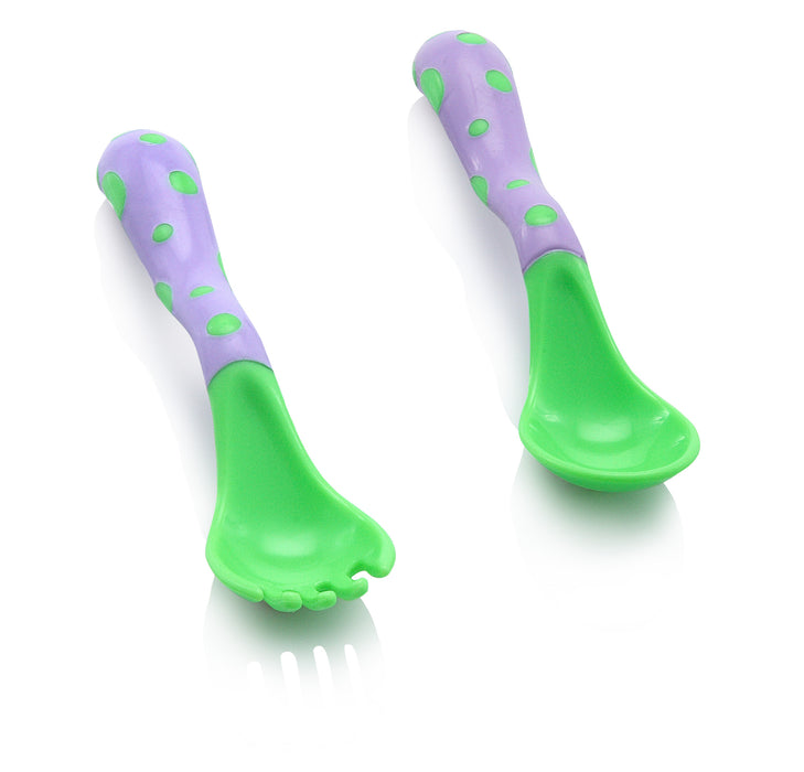 Nuby 4 piece Trainer Fork and Spoon