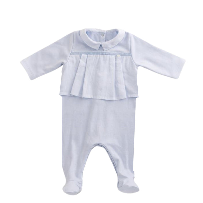 Bebe Sweeny ALAN | Baby Boys Blue Organic Cotton Babygrow