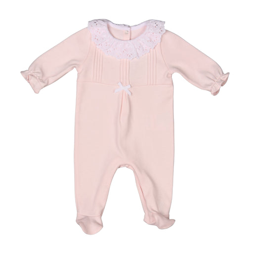 Bebe Sweeny ALINE | Girls Pink Organic Cotton Babygrow