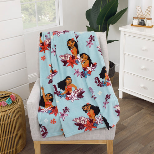 Disney Moana Feel The Waves Toddler Blanket