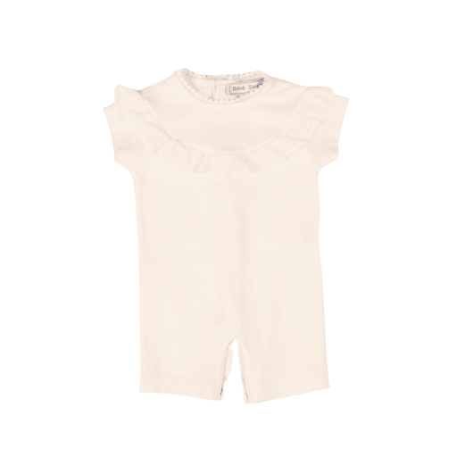 Bebe Sweeny ANAIS | Girls Ivory Cotton Playsuit