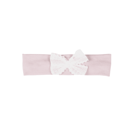 Bebe Sweeny ANAIS | Girls Pink Cotton Headband