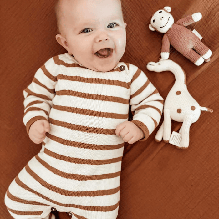 Estella Organic Baby Toys - Newborn Rattles | Monkey