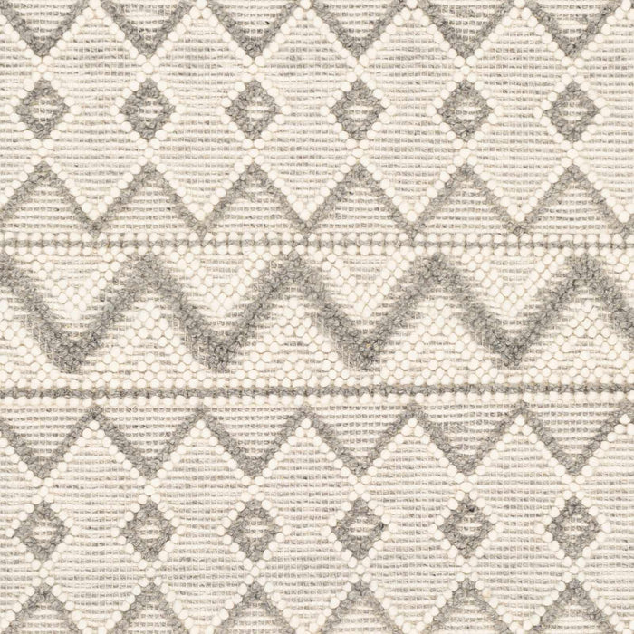 Hauteloom Whittington Gray&Cream Wool Rug - Clearance