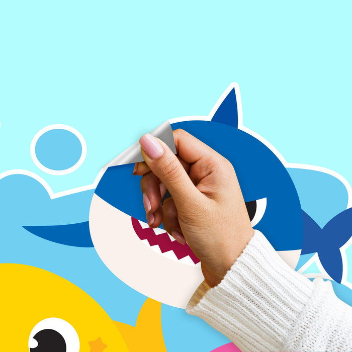 Fathead Baby Shark: Family RealBig - Officially Licensed Nickelodeon Removable Adhesive Decal