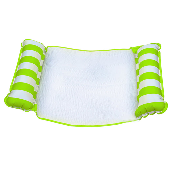 Aqua Leisure 4-in-1 Pool Floating Lounger, Lime & SwimSchool Baby Boat Float