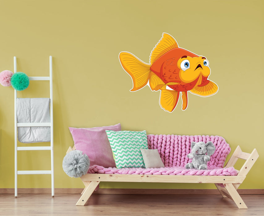 Fathead Nursery:  Orange Fish Icon        -   Removable Wall   Adhesive Decal