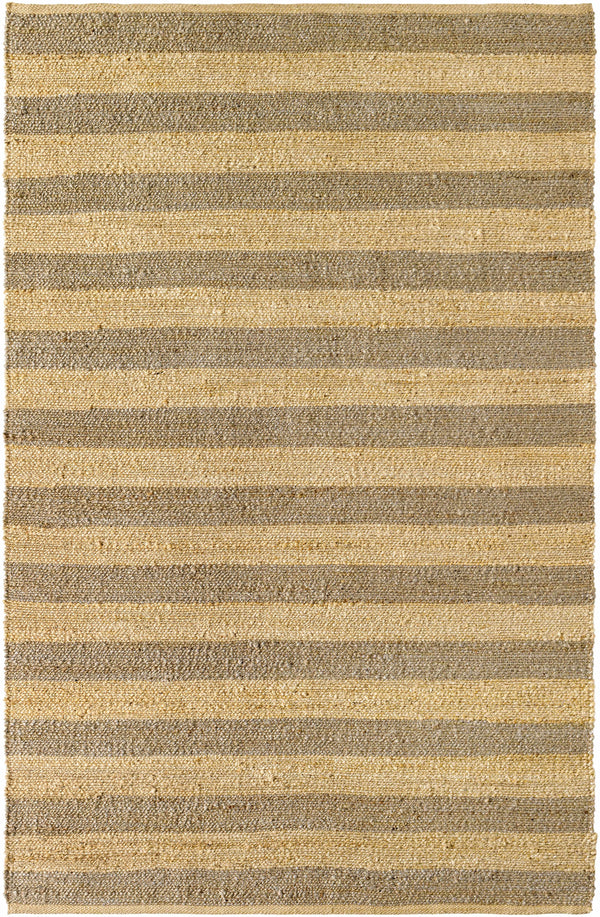 Hauteloom Ilkay Block Stripe Jute Rug