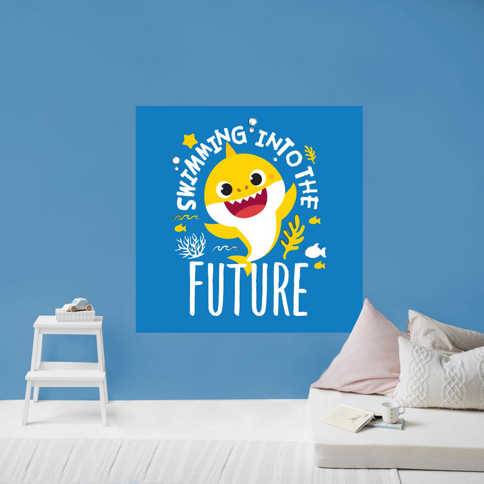 Fathead Baby Shark: Future Poster - Officially Licensed Nickelodeon Removable Adhesive Decal