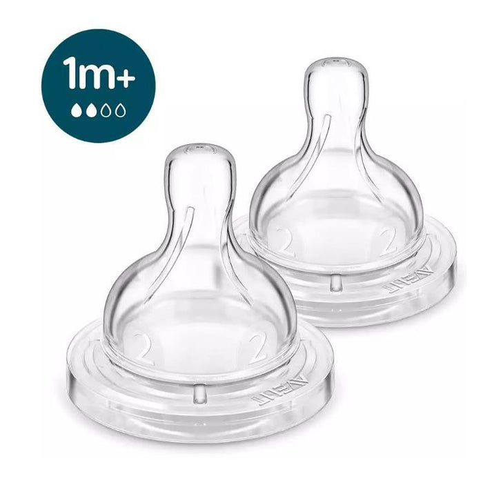 Philips Avent 2 Pack Anti-Colic Slow-Flow Nipples