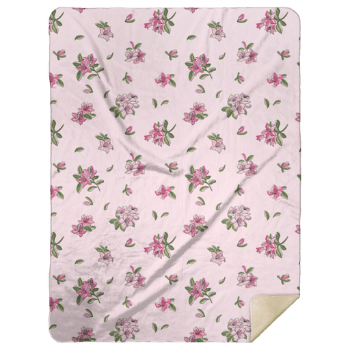 Little Hometown Azalea Plush Throw Blanket 60x80