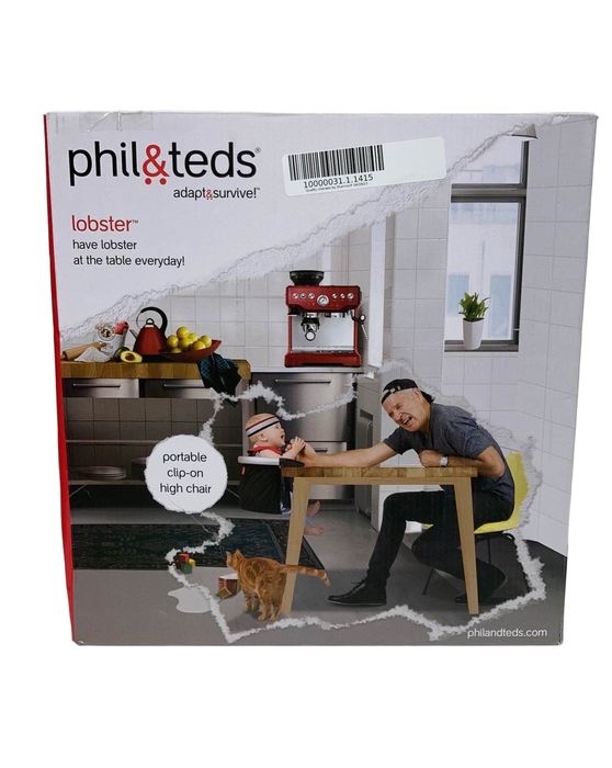 Phil & Teds Lobster Hook On High Chair, Black (Open Box)