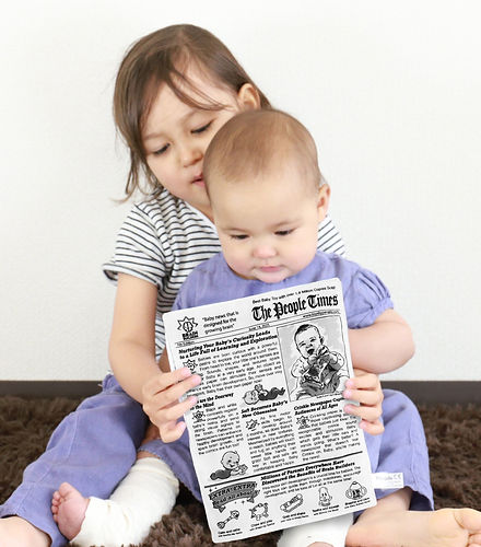 Brain Builders People Times: Crinkle Newspaper - Toys by People