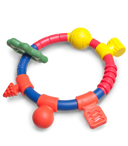 Brain Builders Shape Up Teething Ring - Toys by People