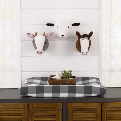 Little Love by NoJo Plush Fleece Cow Head Wall Décor