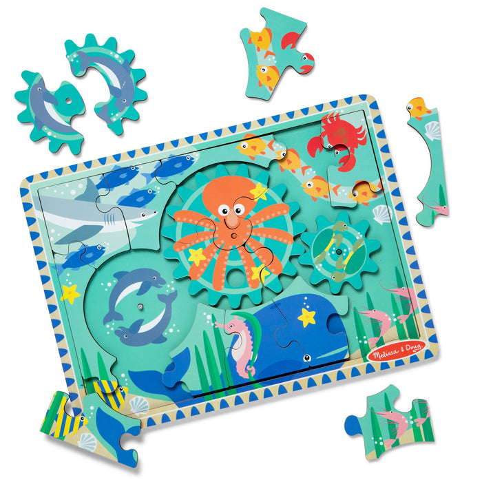 Melissa & Doug Under water Wooden Gear Puzzle