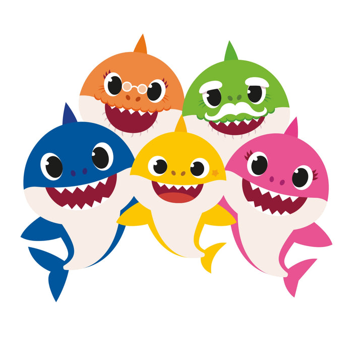 Fathead Baby Shark: Family RealBig - Officially Licensed Nickelodeon Removable Adhesive Decal